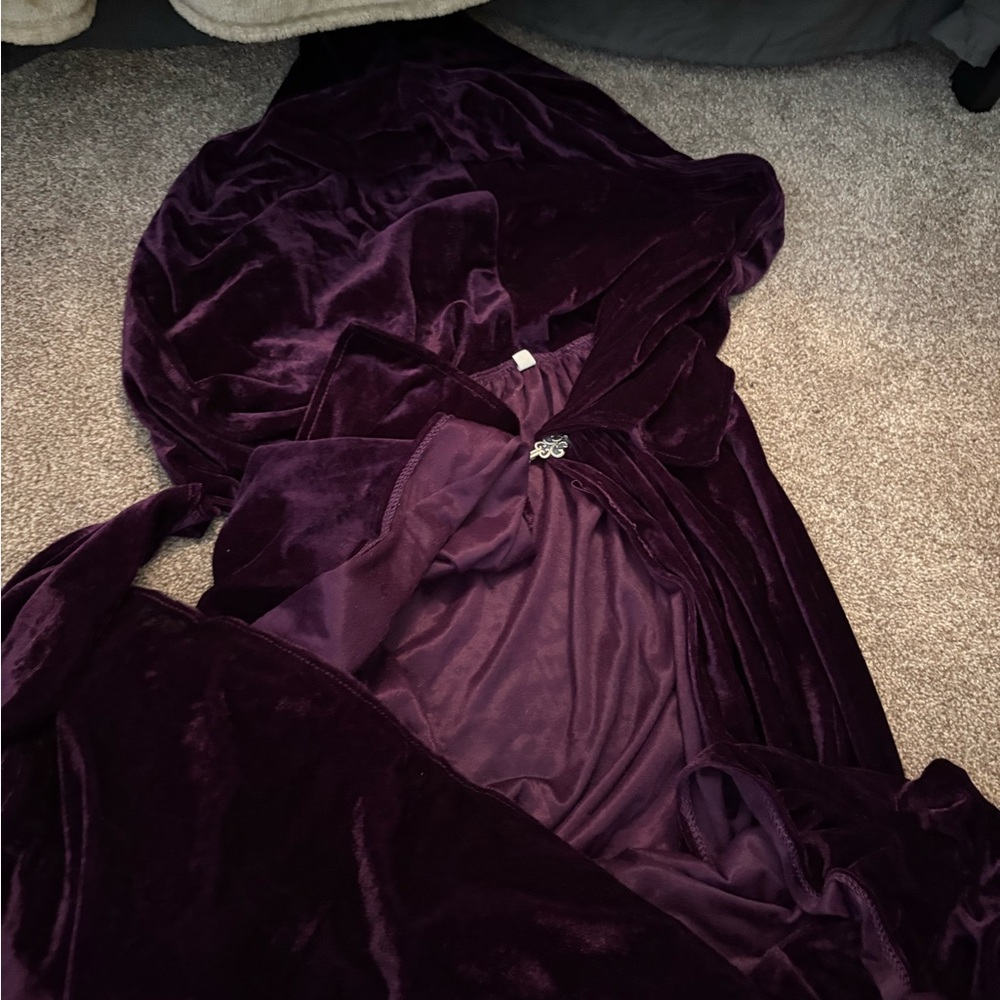 Amazon Essentials Velvet Wrap Dress